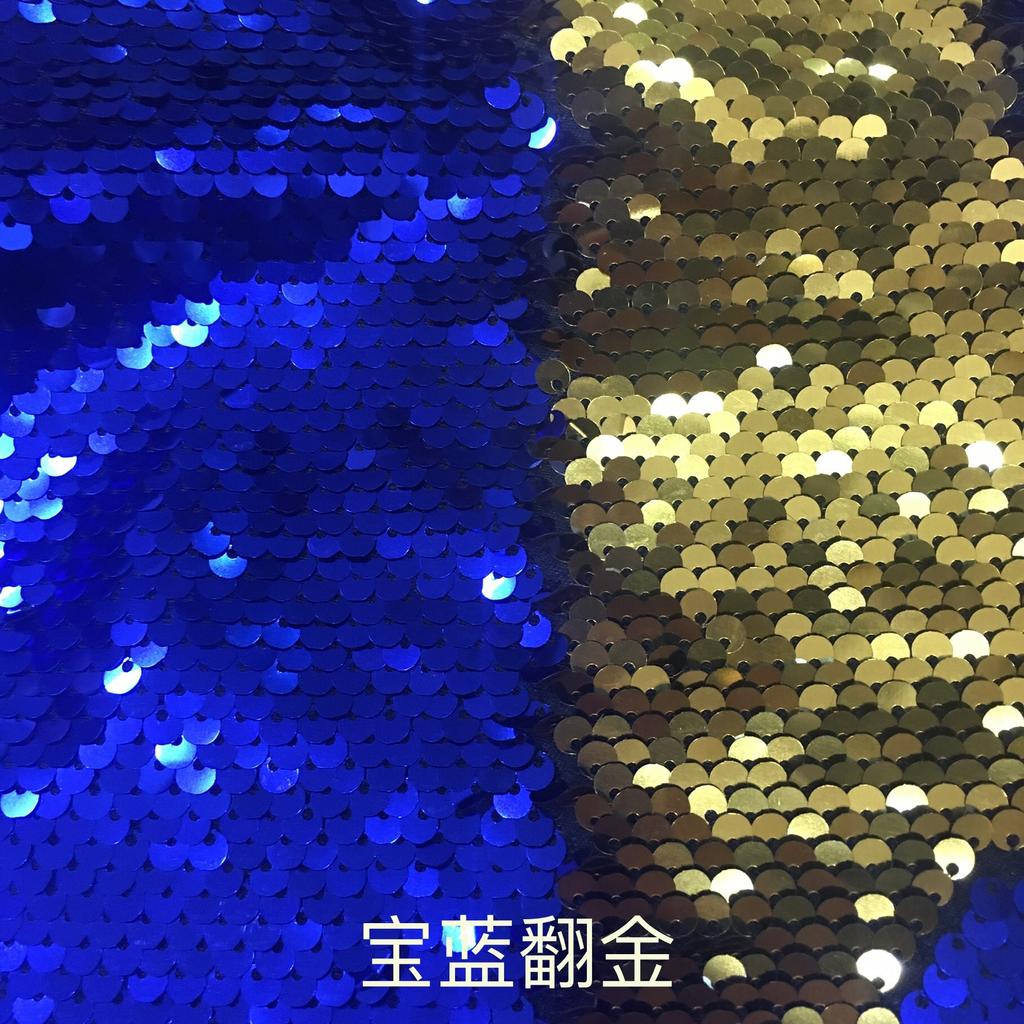 5mm Double-sided Flip-on Sequin Fabric for DIY Clothing, Bags ,background Wall Decoration of The Home