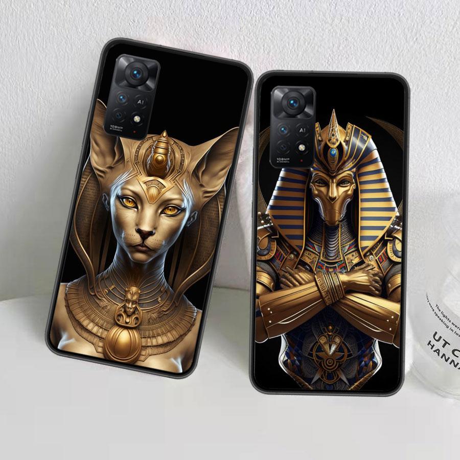 Egyptian Pharaoh's Mummy Phone Case For Redmi 13C 14C Note 13 14 Pro 5G Plus 12 12C 10 10A 10C 9 9A 9C 9T 8 8A K70 Pro Xiaomi Co