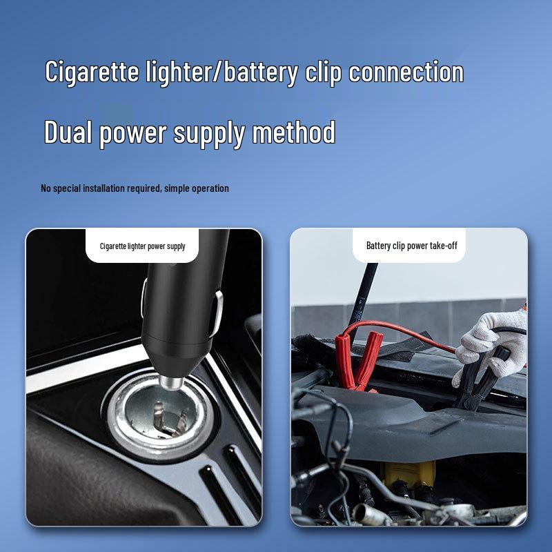 Portable 12V Electric Dual Cylinder Car Tire Inflator Pump