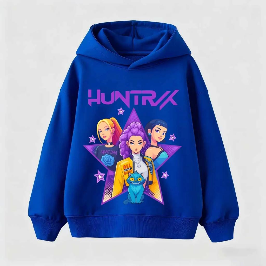 KPop Demon Hunters Baby Hoodie Girls' and Boys' Fashion Casual Hoodie K-Pop Demon Hunters Children's Gif