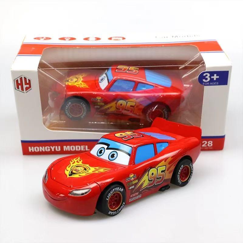 Lightning McQueen 1:32 Scale Die-cast Alloy Car - Water Spray Action, Collectible Toy Model