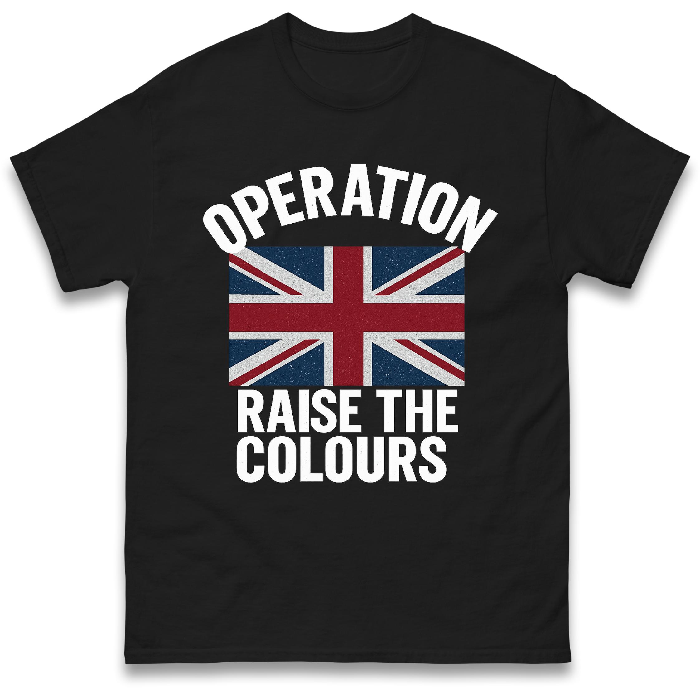 Operation Raise The Colours T-Shirt Tshirt Mens Womens Tops Unisex Tees 100% Cotton 2XL
