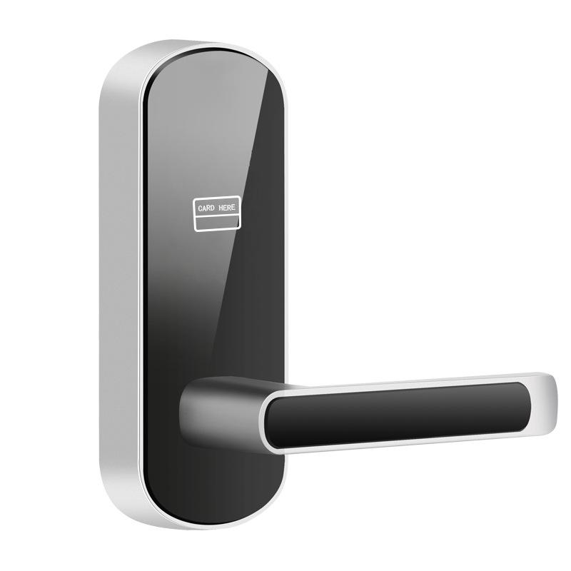Single-Tongue Fingerprint Smart Lock, Password-Enabled, Ideal for Indoor Wooden Doors, App-Controlled