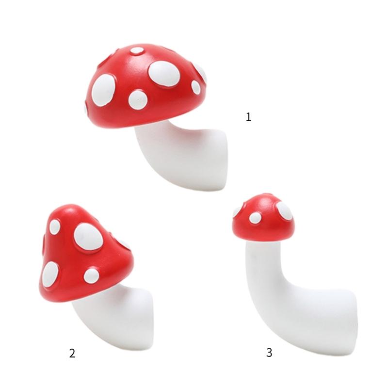 Harz Magnetischer Aufkleber Cartoon 3D Roter Pilz Kühlschrankaufkleber Kreativ