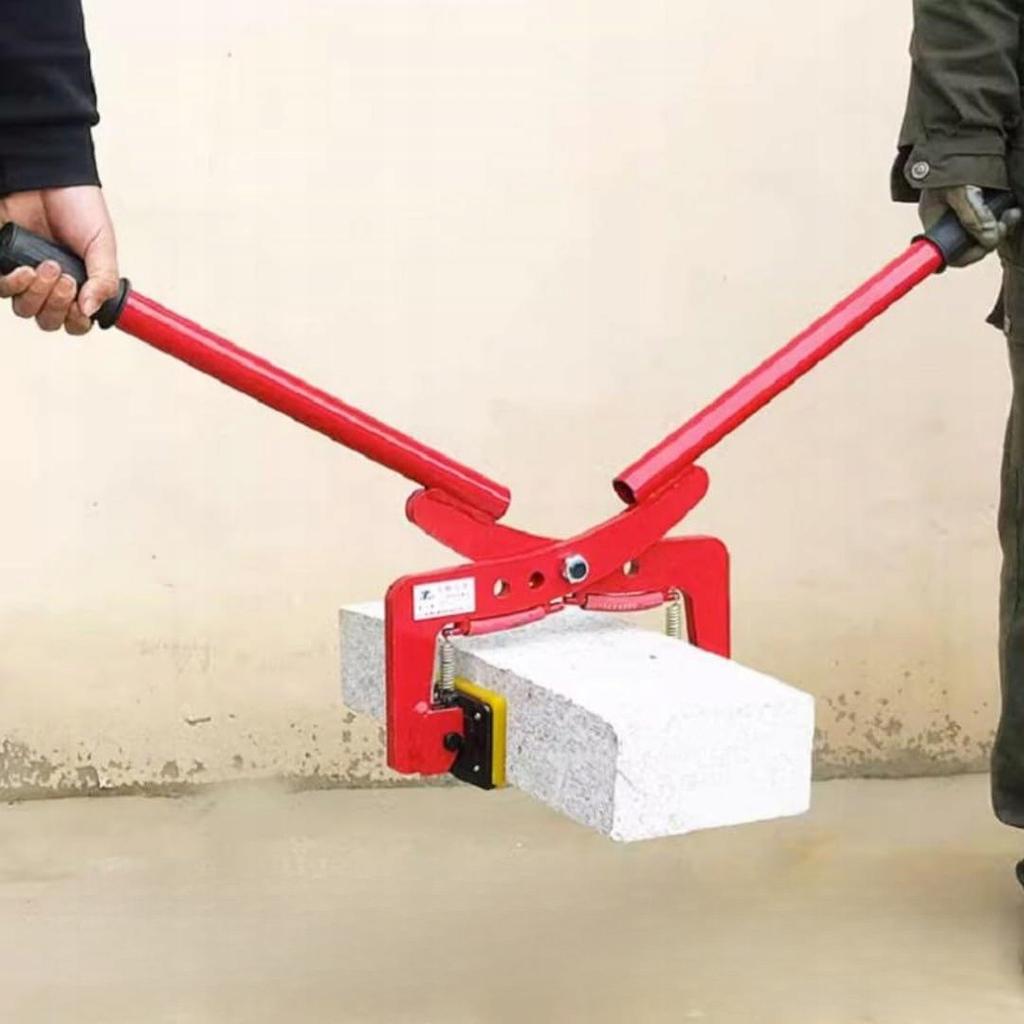 Imak brukarski RodClamp 325KG - Uchwyt pionowy dźwigniowy do transportu bloczków | 6-18 cm | 9 kg | Ręczny zacisk z antypoślizgowymi nakładkami