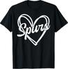 Retro Vintage Spurs Heart T-Shirt