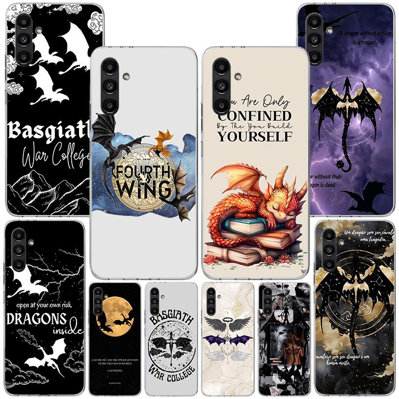 F-Fourth W-Wing Dragon Phone Case For Samsung Galaxy A17 A16 A15 A14 A13 A57 A56 A55 A54 A53 A37 A36 A35 A34 A33 A26 A25 A24 A23