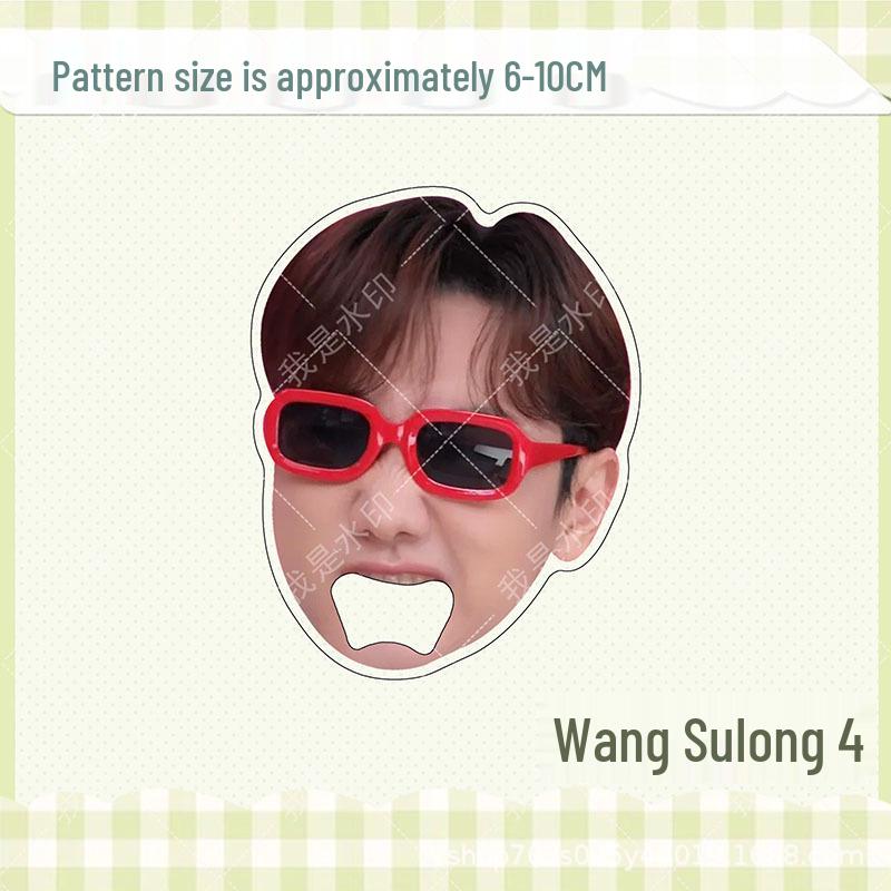 Wang Sulong Akryl Konsertstil Rolig Stor Mun Magnetisk Flasköppnare Magnet