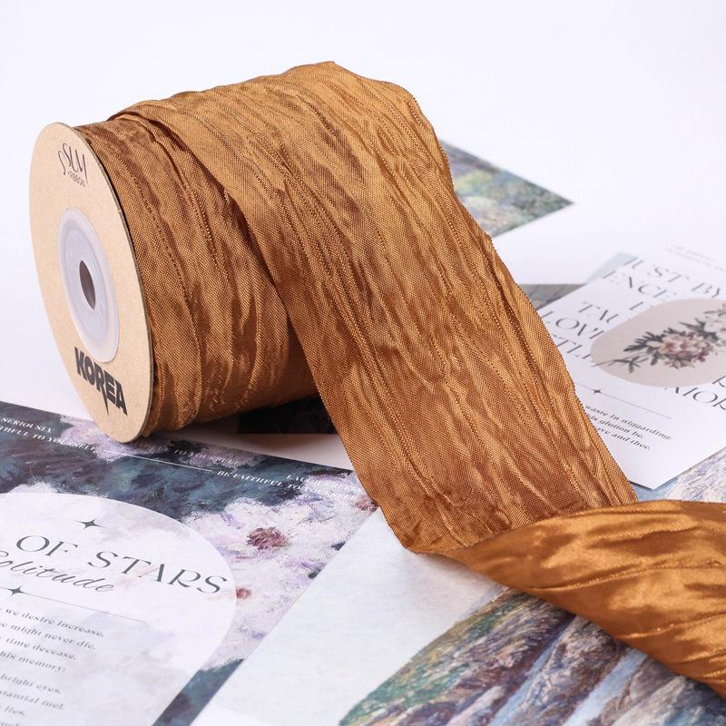 

5 см Мечтательный цвет Плиссированная лента 5 см Сделать бантики Детские аксессуары для волос Материал Ручная работа Подарки 50 ярдов 50Yardsx5cm