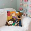 Funny EEddsworld Case Plush Fabric Soft Pillowcase Double Sided Print Cushion Cover Household Gifts