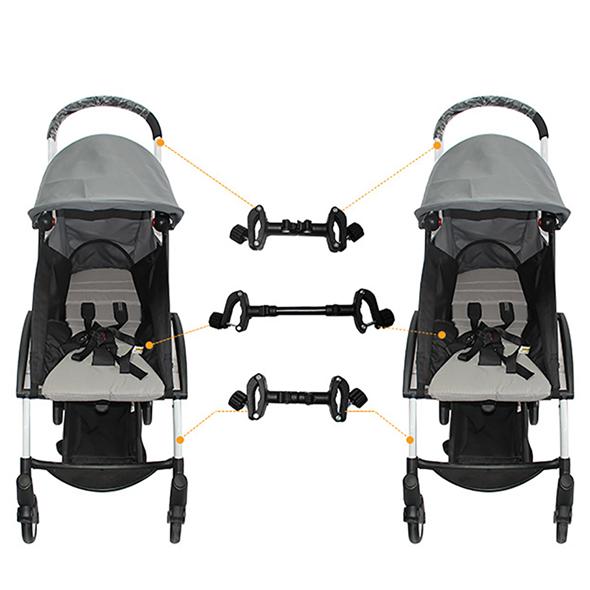 3pcs Twin Baby Stroller Detachable 