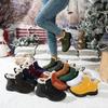 Women's snow boots fleece thickened warm outdoor waterproof women's shoes snow boots one pedal outdoor boots waterproof and non-slip