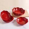 New Year Exquisite Red Fruit and Nut Plate for Home and Weddings