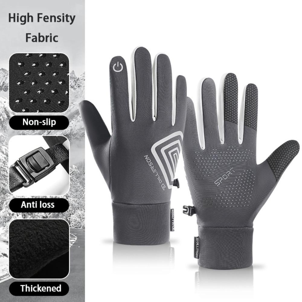 Anti Slip Touch Screen Gloves Waterproof Warm Gloves New Winter Bicycle Gloves  Autumn Winter