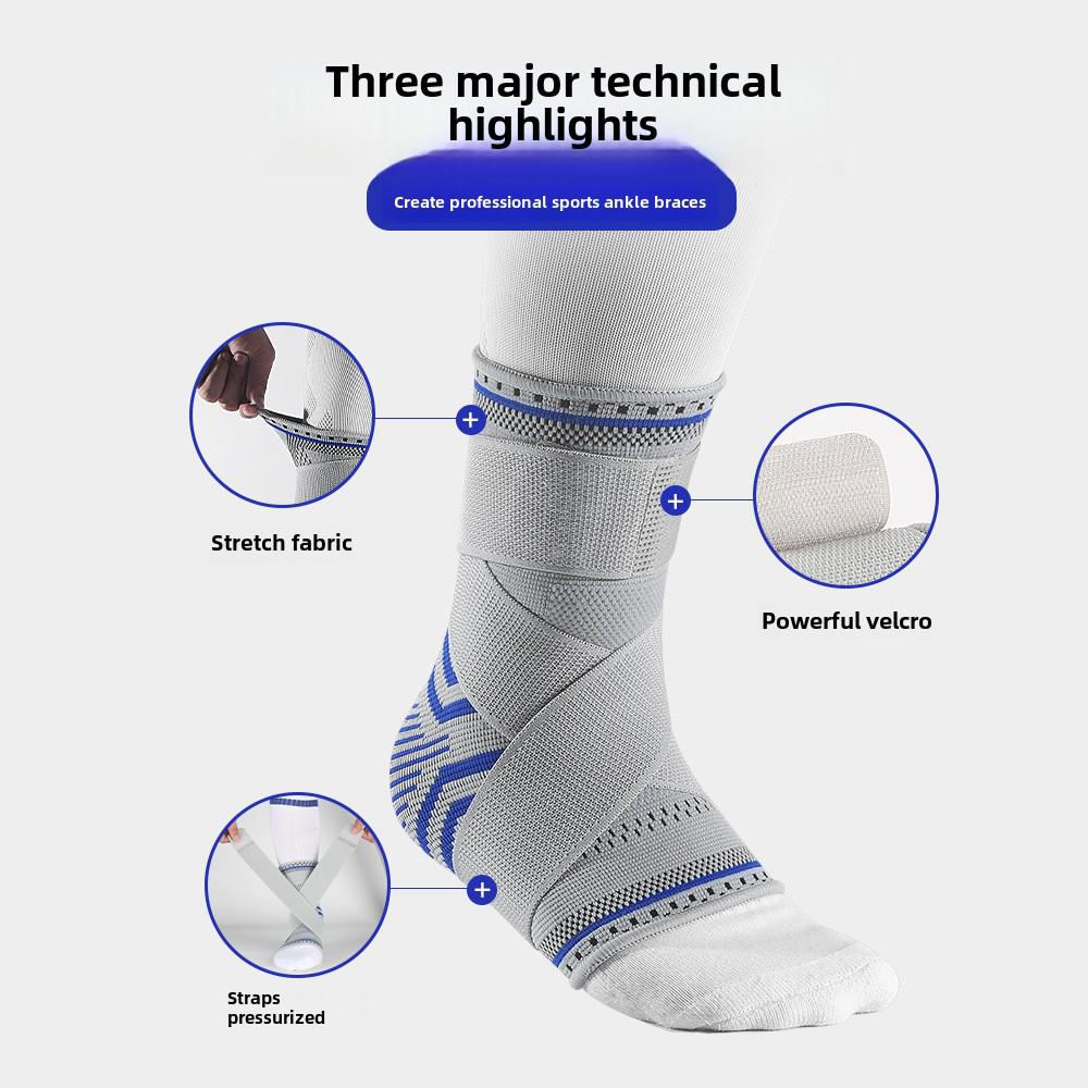 Ankle Guard Sports Protective Straps: Non-Slip Ankle Support for Basketball, Cycling, and Fitness to Prevent Sprains.