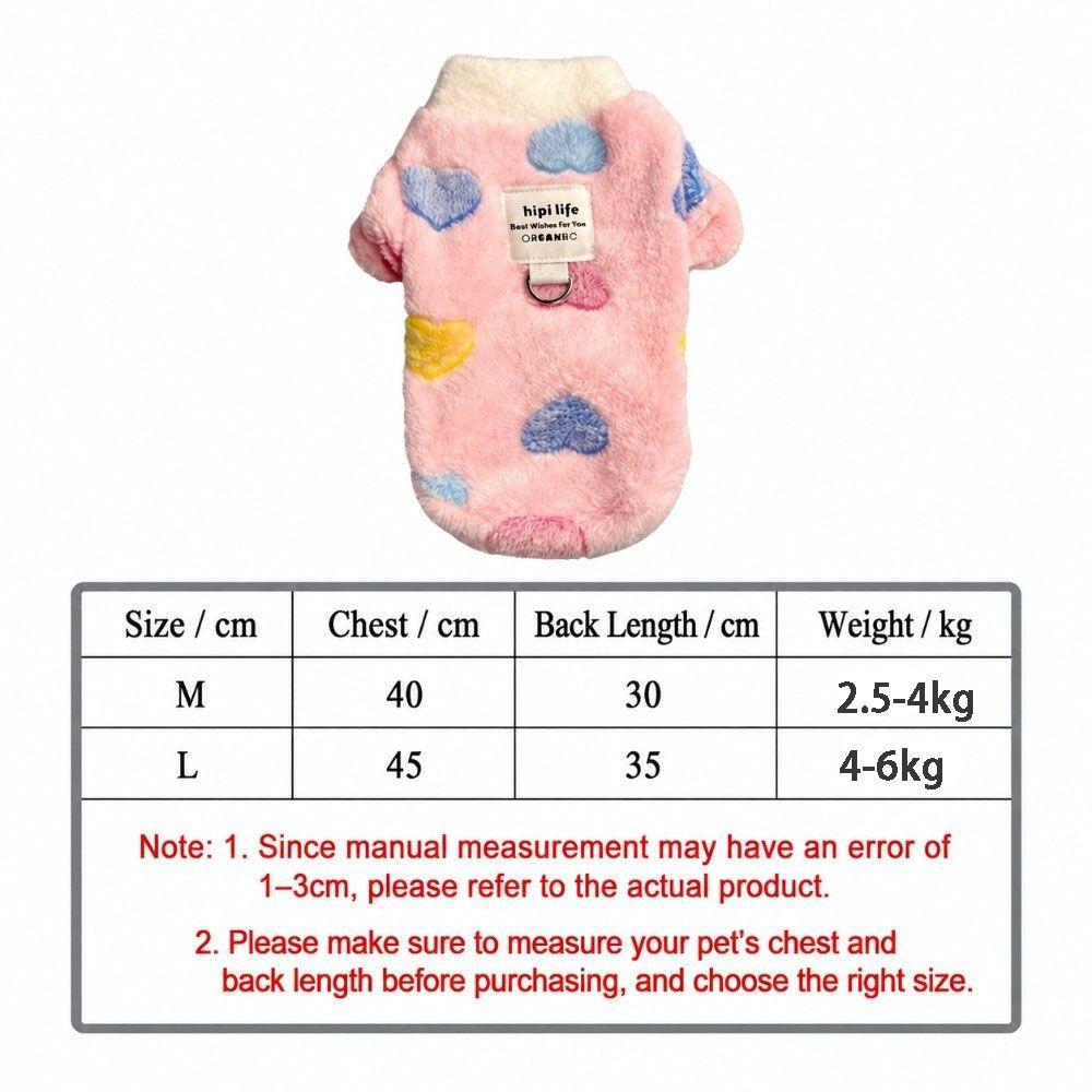 Super Soft Cat Dog Vest Flannel Dog Clothes Cute Puppy Coat  For Cat Small Dogs Chihuahua