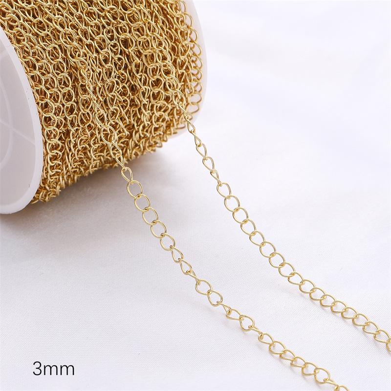 14k Gold-Filled Karabinerverschluss Verlängerungskette für DIY Schmuck