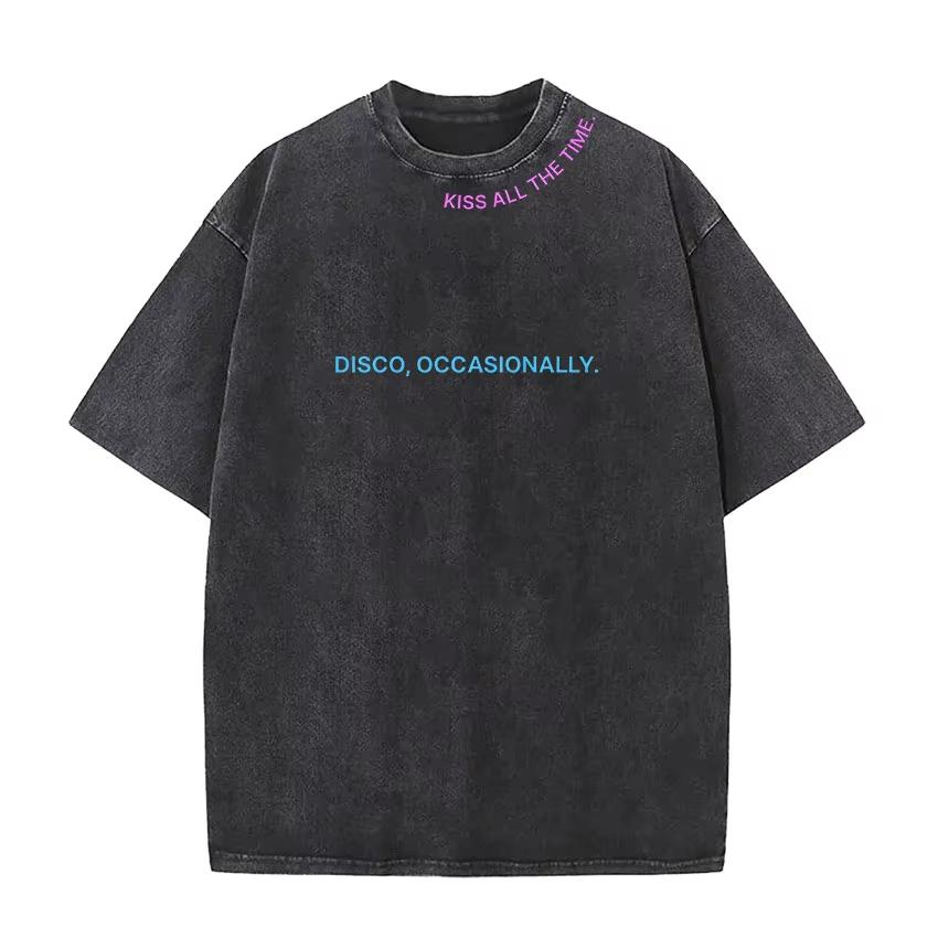 Harry Styles Together Tour 2026 Vintage Washed T-Shirt Men Women Pop Music Fashion Oversized Cotton Casual Streetwear