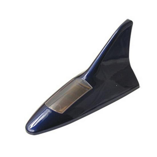 Shark Fin Decorative Car Roof Sticker with Solar-Powered Waterproof Warning Light