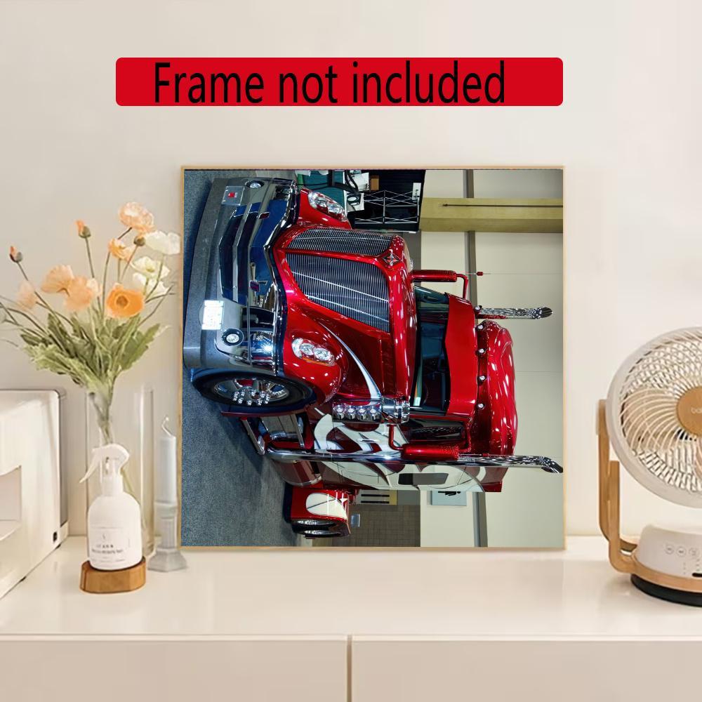 Kenworth 5D Round Diamond Painting Kit Diamond Embroidery Painting Rhinestones Mosaic Frameless Handwork Decoration Arts