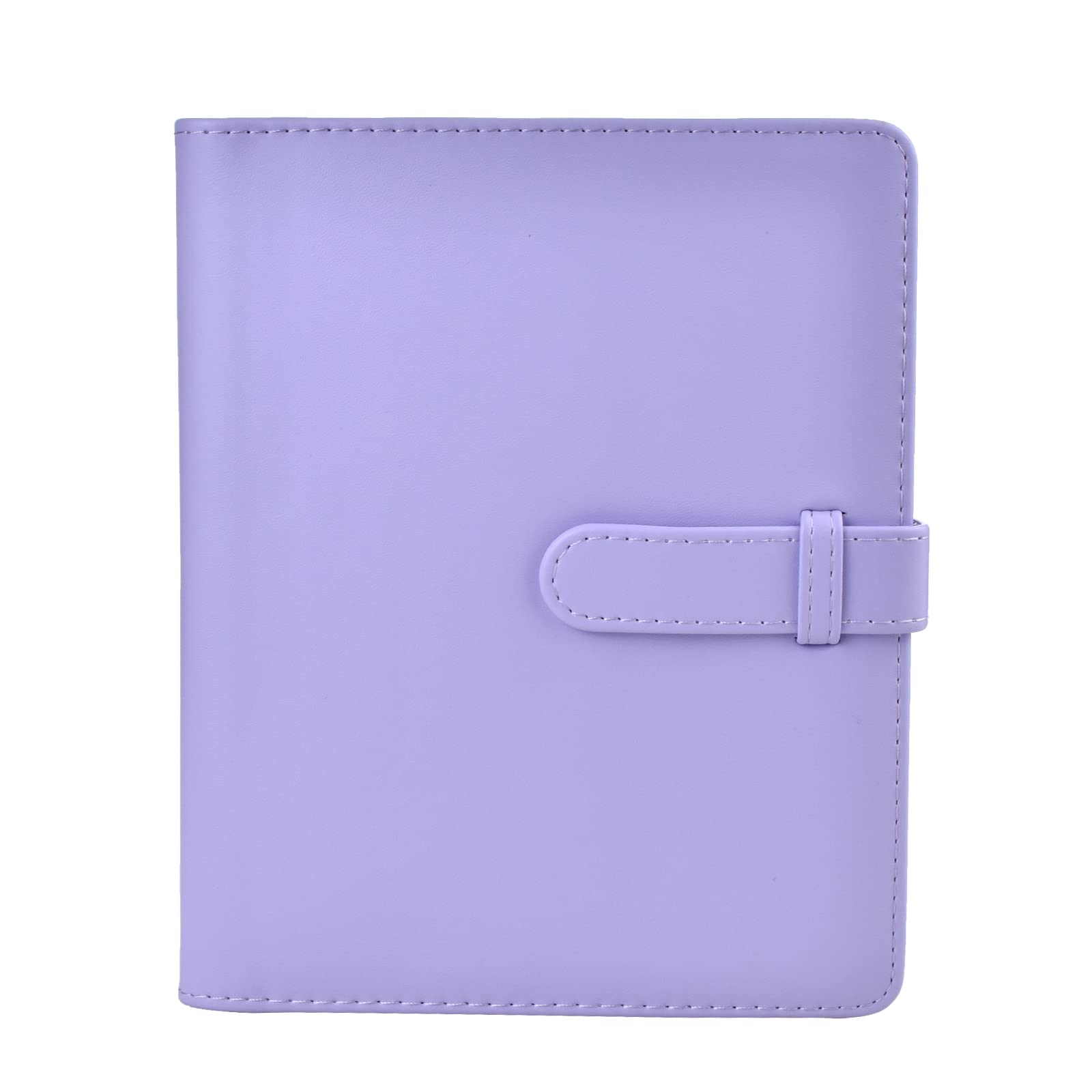 

HIYQIN Совместимый с Fujifilm instax mini Instax Mini Вмещает 256 Большая Вместимость Также Можно Хранить Визитки и Наличные ПУ Однотонный Альбом, фиолетовый