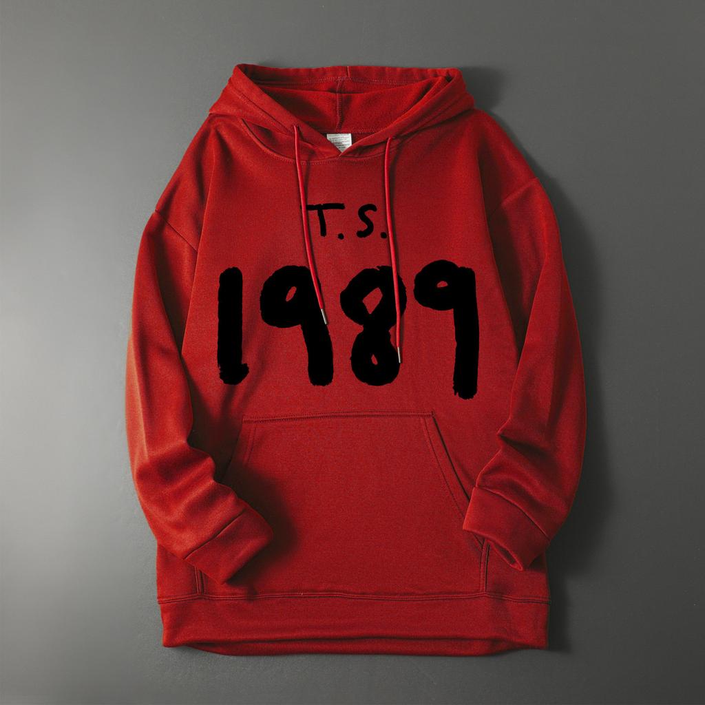 Modisches, lässiges, bedrucktes Langarm-Pullover-Oberteil mit Kapuze für Damen