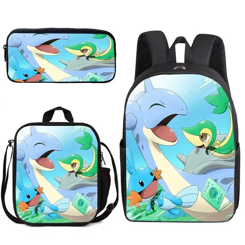 Primary And Secondary School Students Schoolbag Cartoon Backpack Breathable And Wear-Resistant Children'S Backpack Satchel Pencil Bag Set