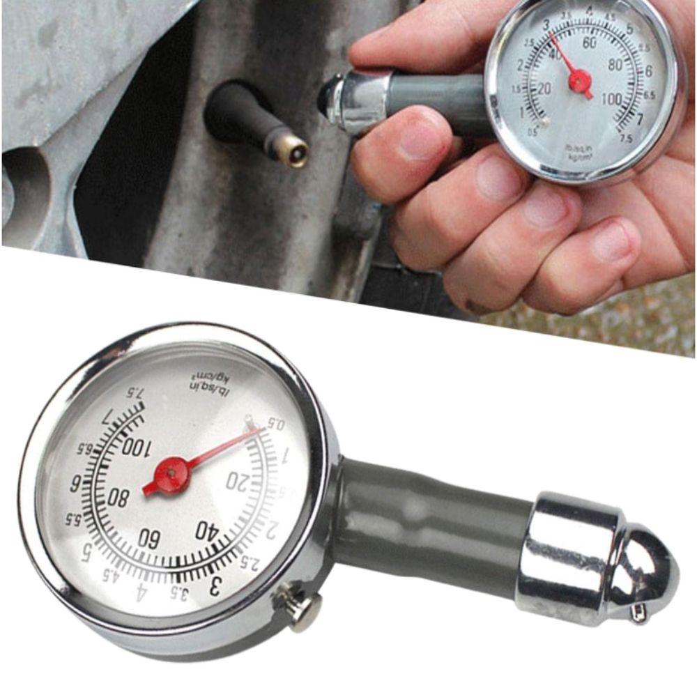 Mini Dial Tire Pressure Gauge High Precision Pressure Monitor Air Pressure Meter Auto Inflation