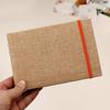 Book Mini Flip Album Portable Linen Cover Photo Album For Travel Memory Storage