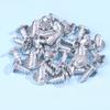 30Pcs/Pack M5*12Mm Universal Aluminum Alloy Motorcycle Cross Head Self Tapping Bolts Screws Nut Round Head Thread Diameter