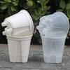 Self Watering Flowerpot Transparent Bonsai Basin Pot Orchid Pot Plant Rhizome Pot Water Storage Flowerpot Hydroponic  Lazy Basin