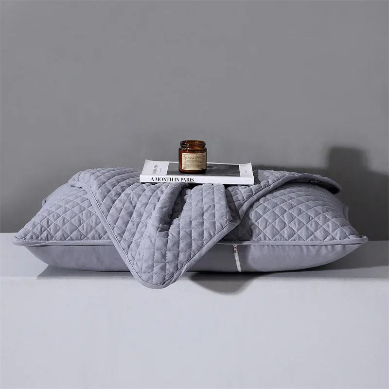 Водонепроницаемая наволочка машинная стирка чехол для подушки декор для спальни подходит для детей и взрослых только наволочка без подушки 1PC белый 2913₽