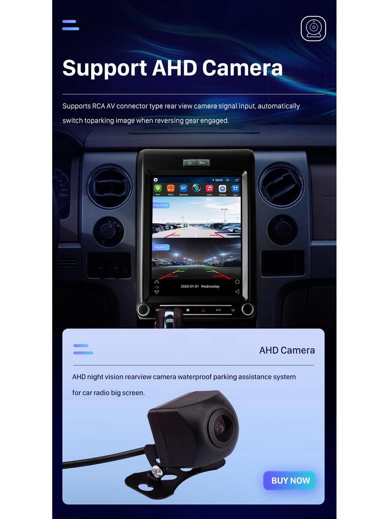 Android GPS Navigation & Bluetooth CarPlay for 2009-2014 Ford Mustang F150