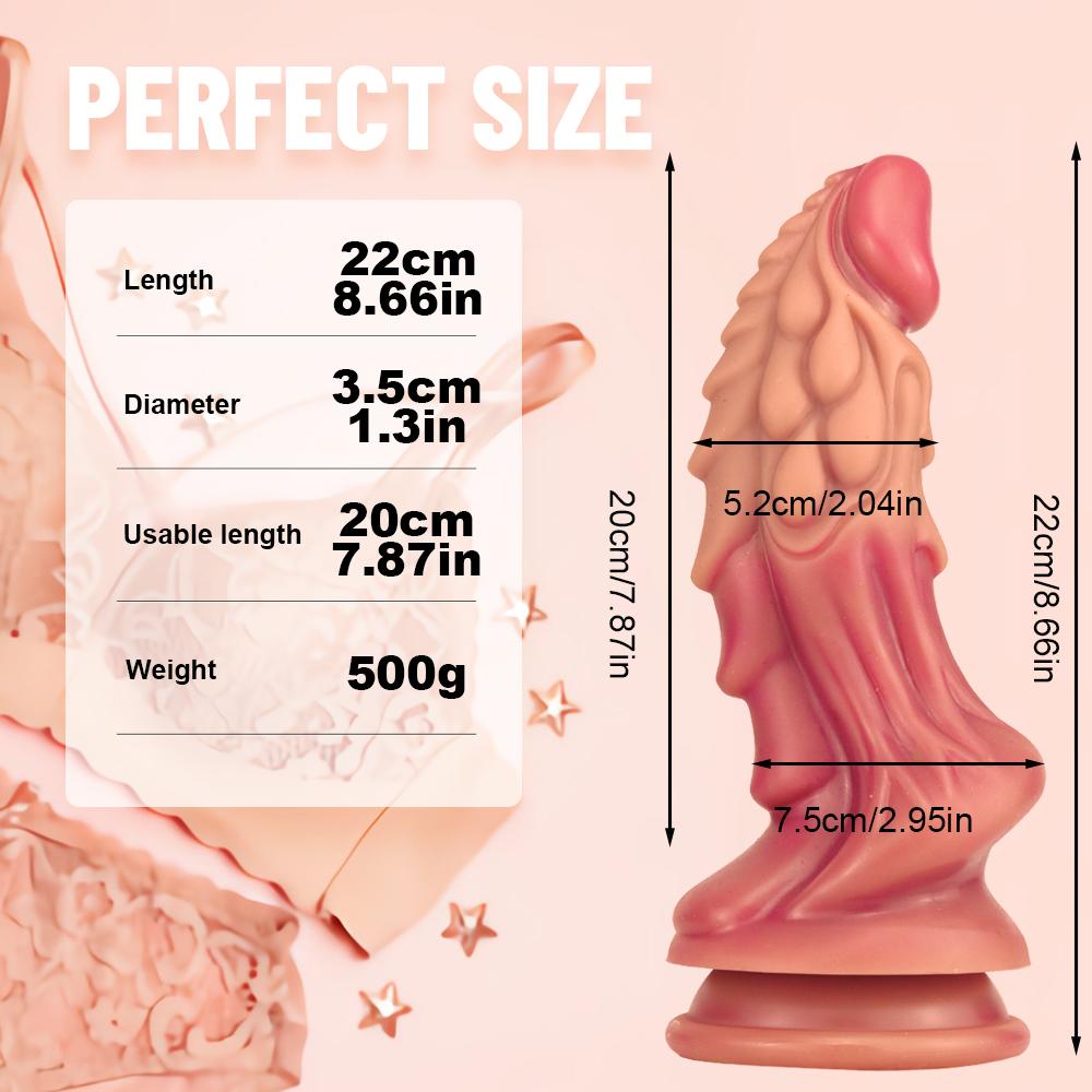 MoDi Animal Dildo Sexuální hračky s falešným penisem pro ženy Hry pro dospělé s masturbací pro ženy