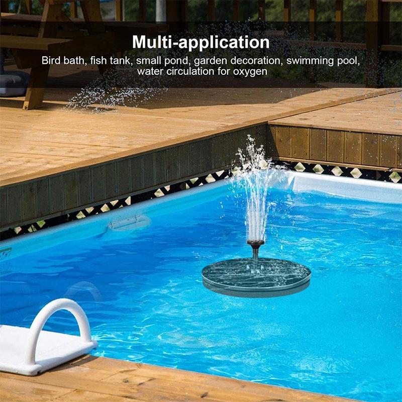 Led Solar Fountain Pump 3.5W 5V Portable Floating Solar Powered Fountain Pump