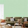 Geometric Rhombus Wallpaper Mint and White for Living Room and Bedroom 50x1000