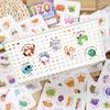 120PCS Encouraged Stickers Pun Homophonic Terrier Cartoon Fruit Cute Animal Kindergarten Enlightenment Kids Stickers