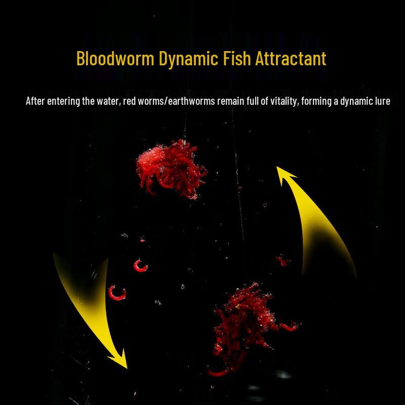 Zhongkui Red Worm & Earthworm Fishing Bait Powder