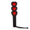 Black Red Heart Flogger Leather Bdsm Whips Spanking Paddle Slave Adult Sex Toys For Womens Bondage Restraints Whips Sex Shop Adult Pleasure Products F