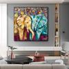 Two Elephants Lovers Flowers Art Canvas Painting Wall Art Posters and Prints Scandinavia Animal Pictrure for Room Home Decor