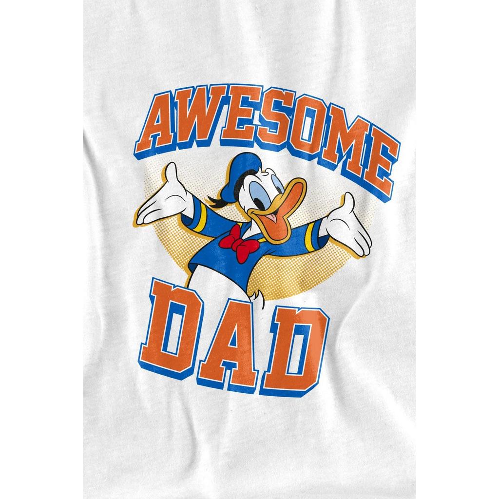 Disney Mens Awesome Dad Donald Duck T-Shirt