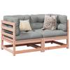 Vidaxl 2-Cz. Garden Lounge Set, Solid Larch Wood