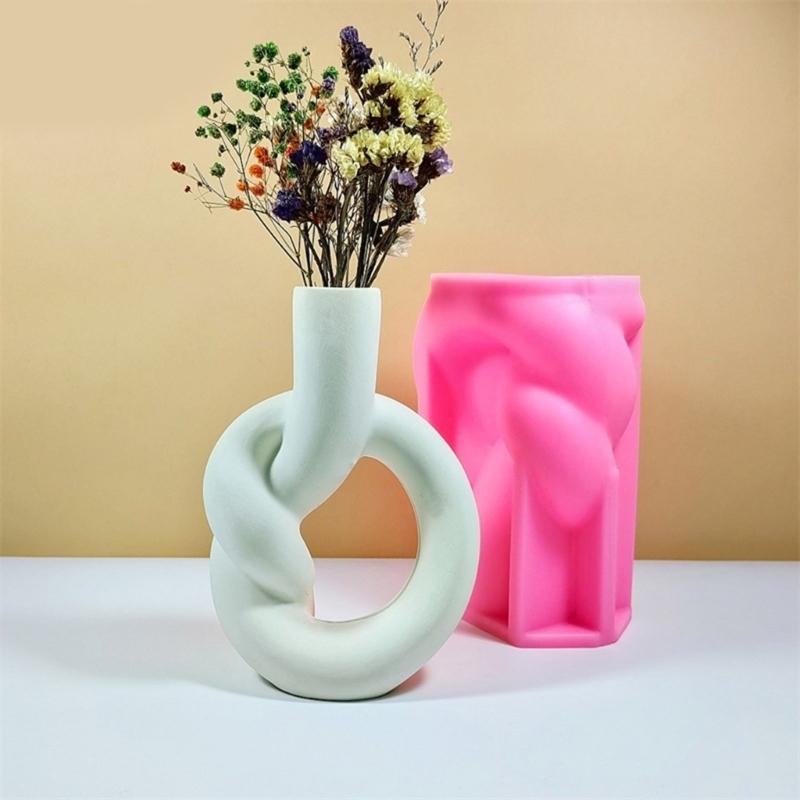 High Quality Silicone Flower Vase Mold for Creating Unique Nordic Style Art Vases and Individualized Home Decorations