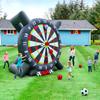 Cible Gonflable Géante de Football Cible de Fléchettes But Tir au Pied Gonflable Cible de Tir au Football pour Fête d'Anniversaire Jeu d'Amusement