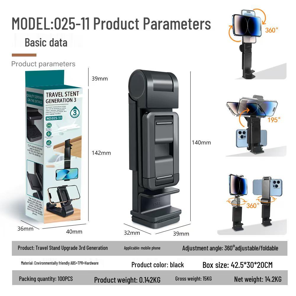 Portable Foldable Phone Holder for Travel and Home