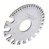 Round Wire Gauge, Stainless Steel Wire Thickness Measurer Tester Ruler Diameter Tool - Metric/Imperial