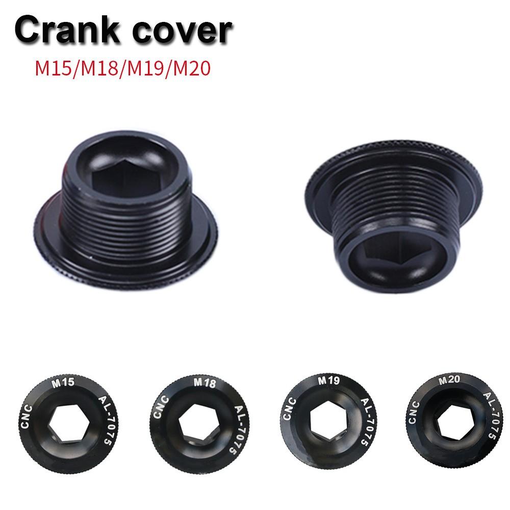 M18 M19 M20 Aluminum Alloy MTB Bicycle Crank Screw Cap Road Mountain Bike Crankset Cover Caps Bolt Fit For SHIMANO JIANKUN IXF