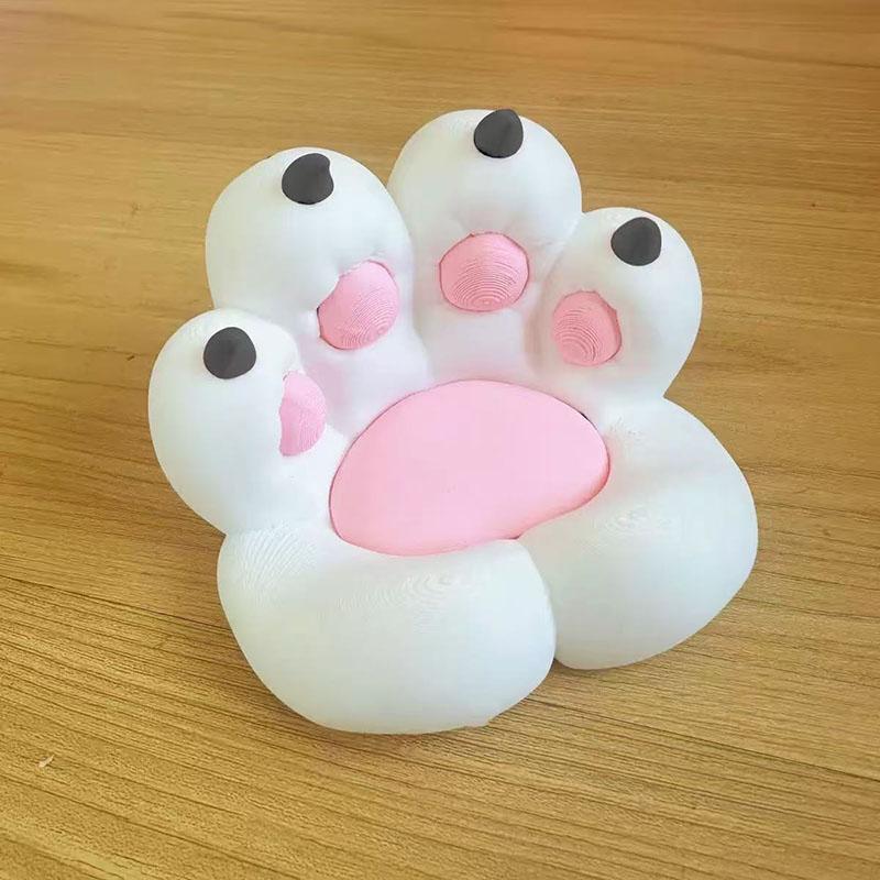 Cat Paw Portable Phone Holder Multi Functional Phone Stand Creative Desktop Holder Base Style High Aesthetic Stress Relief Craft