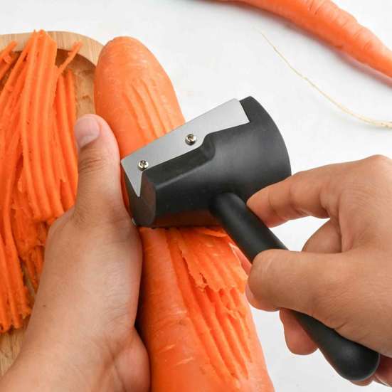 Mehrzweck-Küchengerät Gemüse-Karotten-Lockenwickler und Schäler, Spiralschneider mit ergonomischem kreativem Utensilien-Griff, Edelstahlklinge