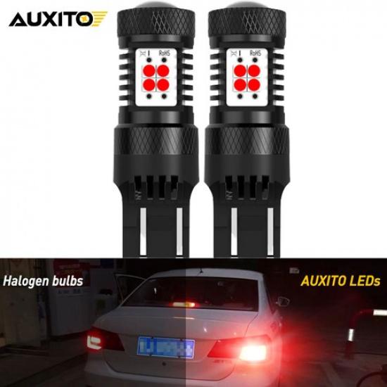 7443 T20 LED Red Brake Stop Tail Light Bulb for CSX Acura MDX RSX Toyota Corolla